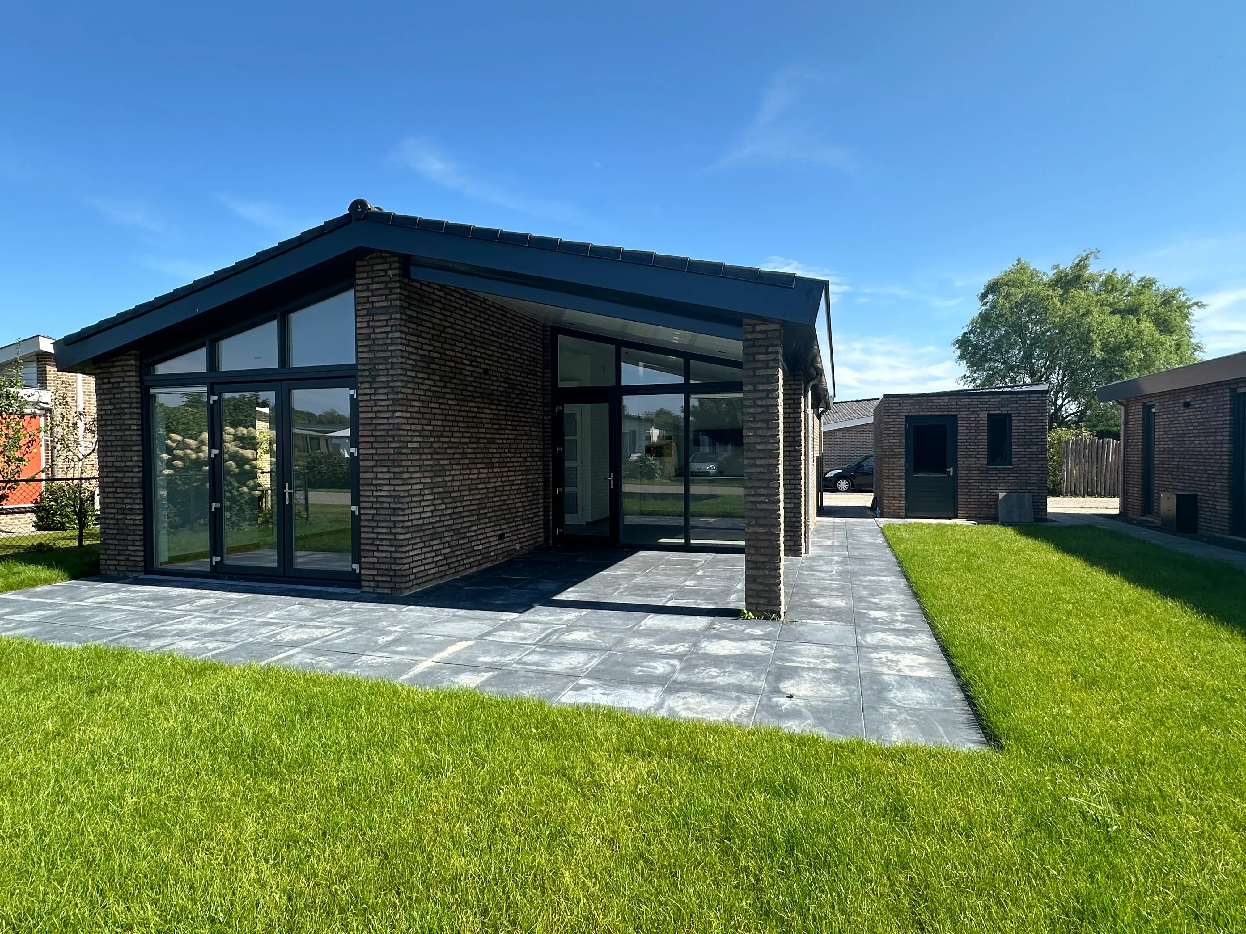 Interieur van een moderne recreatiewoning bij Enjoy Resorts